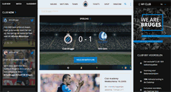 Desktop Screenshot of clubbrugge.be